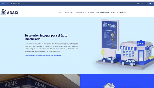 Innovando en el Inmobiliario: Descubre la Nueva Web de la franquicia Adaix