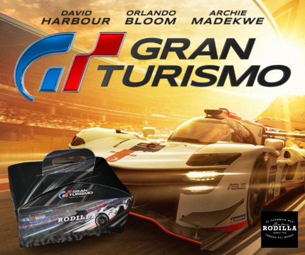 La franquicia Rodilla patrocina Gran Turismo, la nueva película de Sony Pictures.