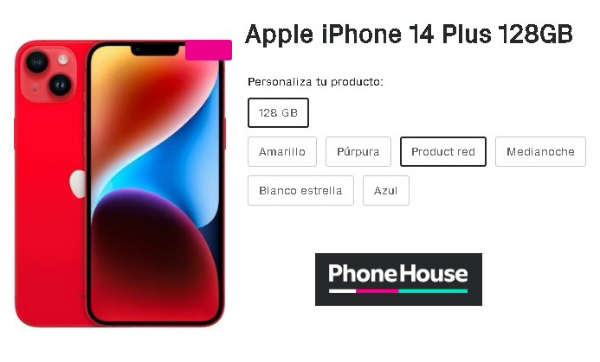 PhoneHouse rompe el precio del iPhone 14 Plus con descuentos de hasta el 34%