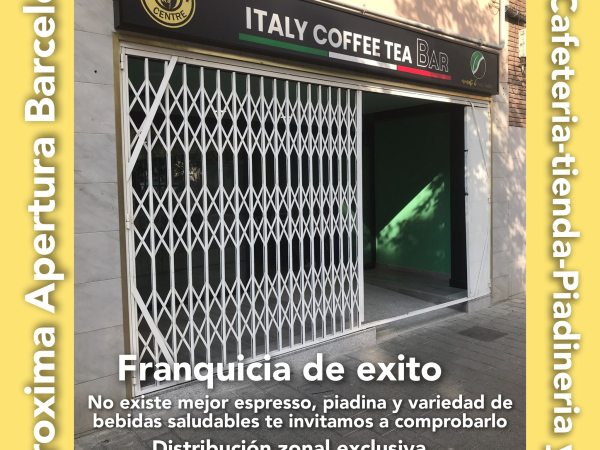 Italy Coffee Tea Bar, mas de 2000 locales de estas características en Italia e Inglaterra con exito.