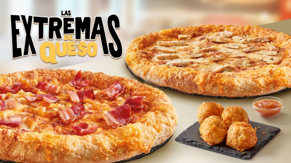 Telepizza vuelve a destacar por su innovación lanzando al mercado unas nuevas pizzas con queso de principio a fin