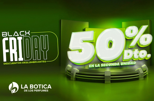 La franquicia La Botica de los Perfumes te invita a sumarte al Black Friday 2023 con irresistibles descuentos.