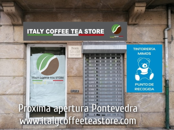  Nuevas aperturas, Pontevedra, Alicante, Italy Coffee Tea Store, Bar, Cafetería, tienda, distribución zonal