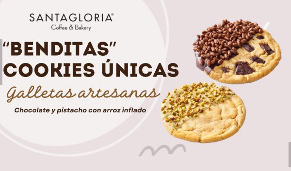 La franquicia Santagloria lanza las “Benditas”, unas cookies únicas.