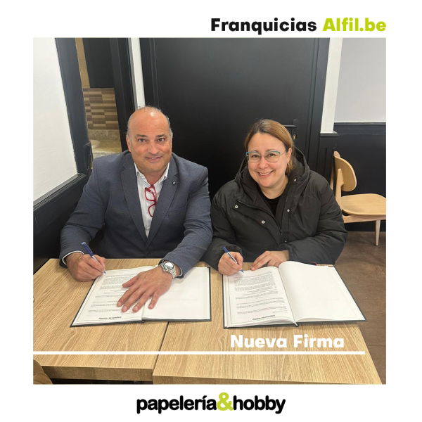 ¡La franquicia Alfil.be Papelería & Hobby llega a Horta, Barcelona, con una Gran Firma!