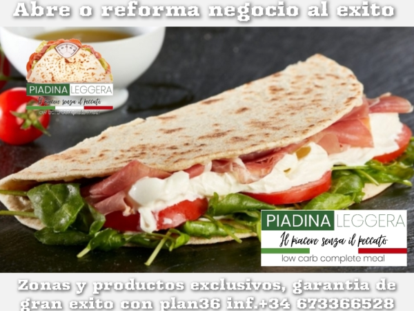 Abre tu negocio de exito garantizado Piadina Leggera