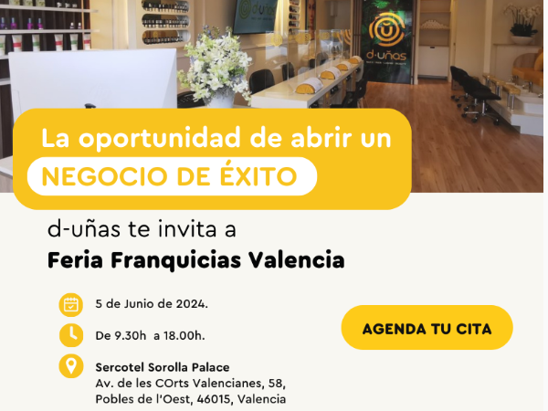 d-uñas estará mañana día 5 de Junio en la feria de Valencia