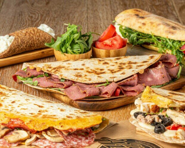 Franquicia Piadina Leggera cafetería, ristorante con productos italianos.