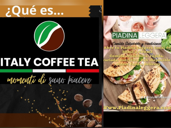 Tu franquicia, cafeteria, restaurante rapido, tienda, distribucion siempre lleno, Italy Coffee Tea Store se adapta a cada hora del dia con servicio y producto de Italia.