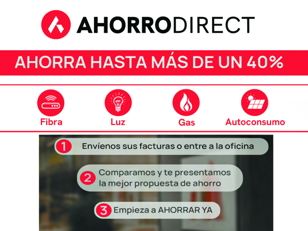 Ahorro Direct Expande su Franquicia de ahorro luz, gas, teléfono, fibra y autoconsumo