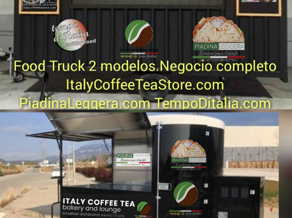 Food Truck un negocio sin riesgo ya que lo colocamos donde funciona, productos de Italia, TempoDitalia