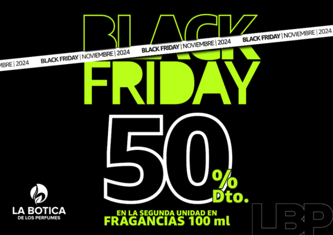 El Black Friday 2024 llega a la franquicia La Botica de los Perfumes con grandes descuentos en todas sus fragancias