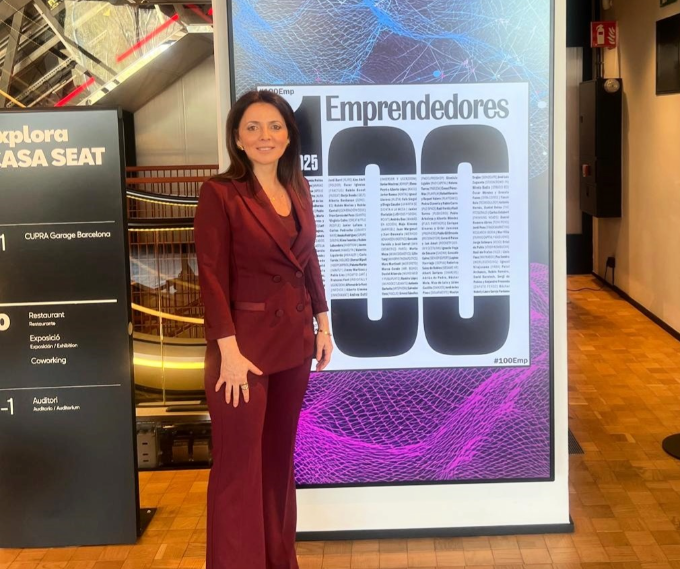 Mery Oaknin, cofundadora de la franquicia d-uñas, en la lista  de los 100 emprendedores 2025 de la revista Emprendedores