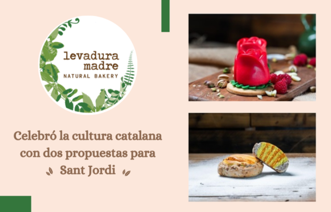 Levaduramadre celebró la cultura catalana con dos propuestas que reinterpretan Sant Jordi desde el obrador