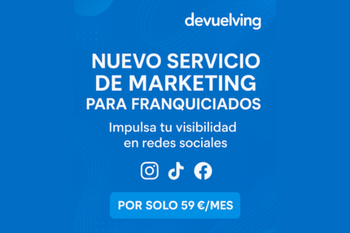 La franquicia Devuelving lanza un plan exclusivo de redes sociales para sus franquiciados.