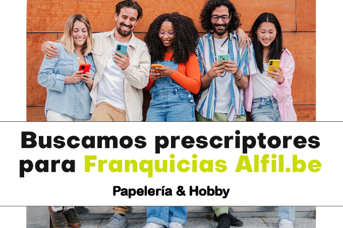 Buscamos prescriptores para Franquicias Alfil.be Papelería&Hobby.