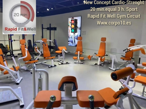 La franquicia Rapid Fit Well Circuit más nutricion franquicia fitness total 30 min igual 3 horas fitness