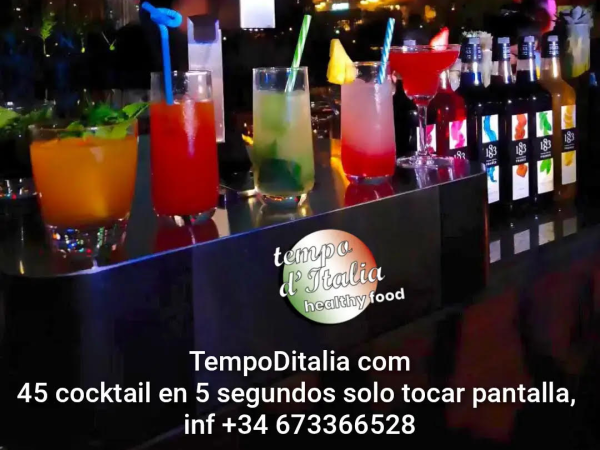 Tempoditalia.com incorpora nueva linea de pastas, risotos, focaccias, equipo de cocktails,mocktails, aperitivos de Italia en sus restaurantes, cafeterias.