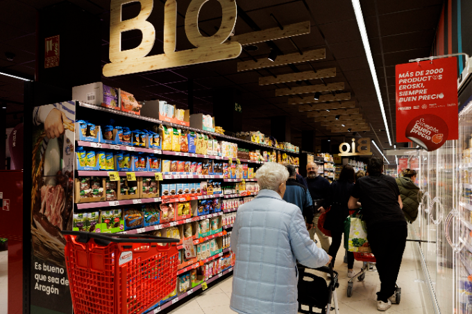 La franquicia Grupo Eroski incrementa sus ventas un 2,9% y eleva un 10,6% su resultado en el primer semestre de 2025