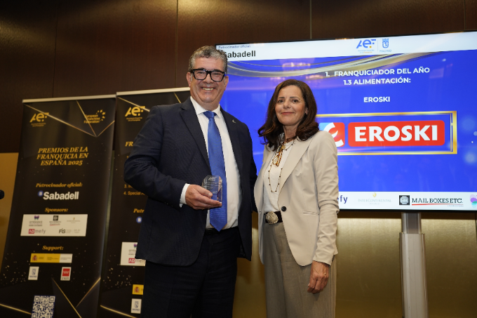 La franquicia Eroski recibe el premio al “Franquiciador del Año” en el sector alimentación
