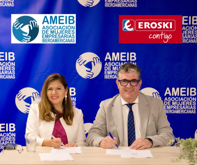 La franquicia Eroski y Ameib firman un acuerdo para impulsar el emprendimiento