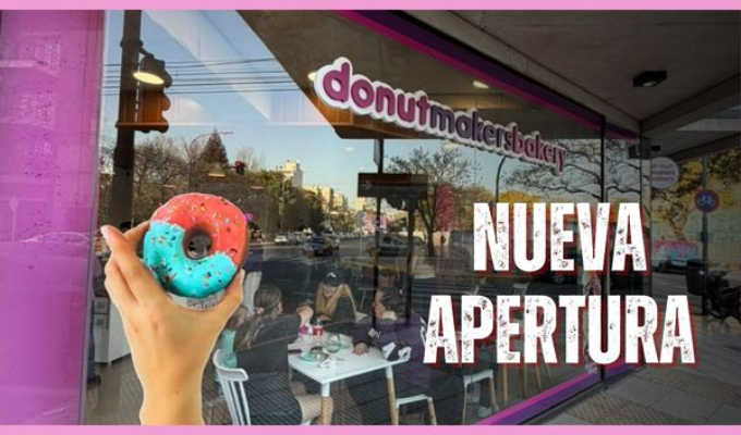 La franquicia Donut Makers Bakery presenta su nueva apertura en Buenos Aires.