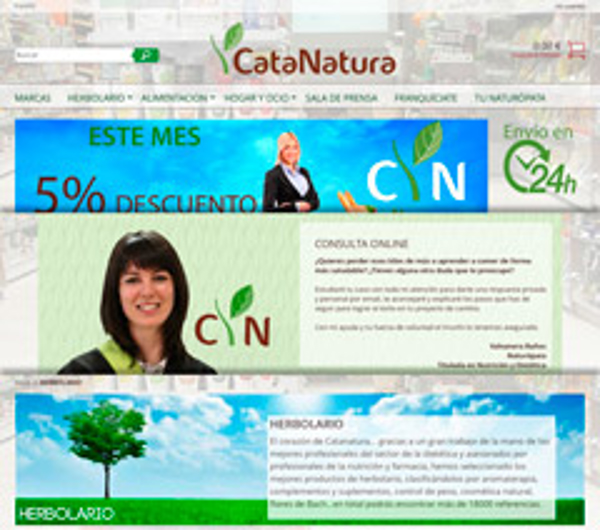 La franquicia Catanatura relanza su herbolario y supermercado ecológico online