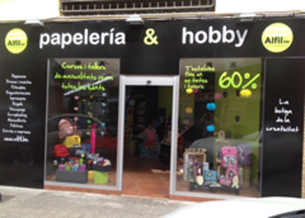 Inauguración de la franquicia Alfil.be papeleria & hobby Almassora 