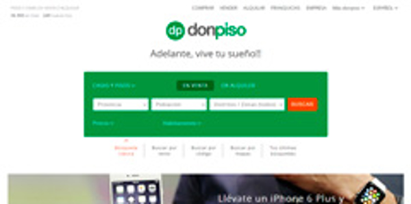 La franquicia Don Piso renueva su portal en Internet