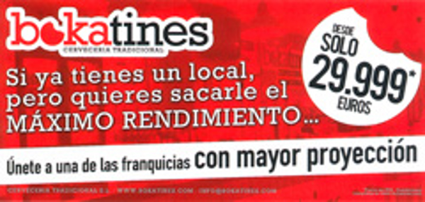 Ahora la franquicia Bokatines, en locales ya en funcionamiento 