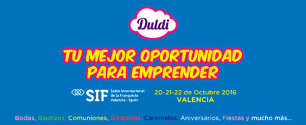 En Duldi nos vamos a la feria de franquicias SIF Valencia