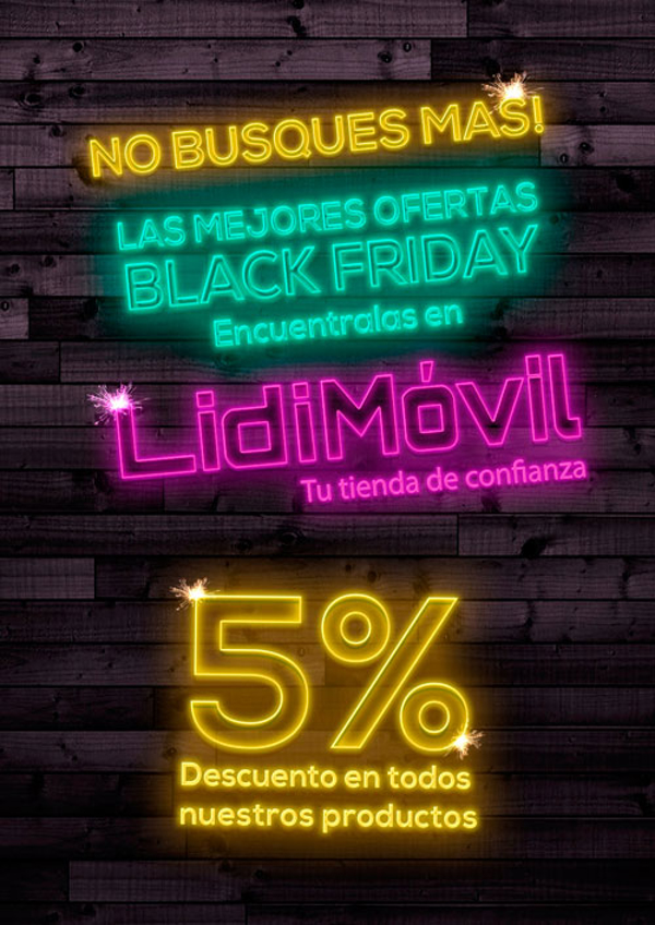 Black Friday en las franquicias Lidimóvil