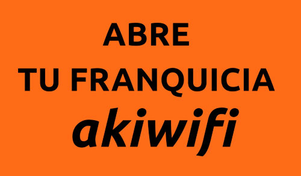 Emprender con la franquicia akiwifi