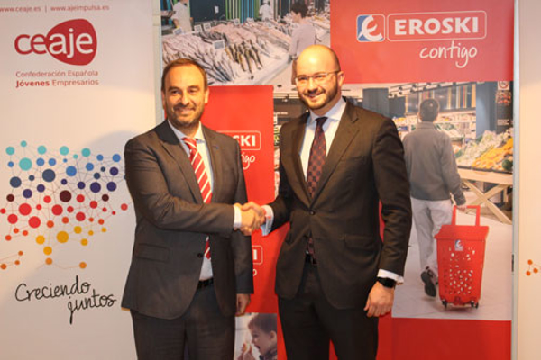 Franquicias Eroski y Ceaje firman un acuerdo de colaboración para dar apoyo e impulsar el emprendimiento