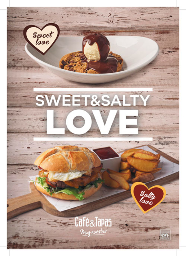 Ames el dulce o el salado, disfruta de San Valentín en las franquicias Café&Tapas