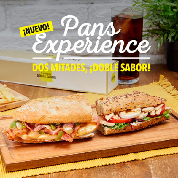 Nuevo “pans experience”,  dos mitades, doble sabor en las franquicias Pans & Company
