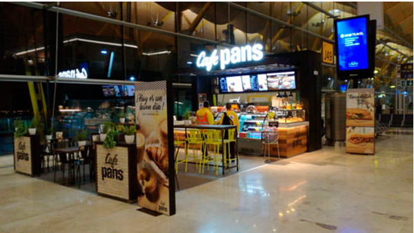 Eat Out Travel abre su segunda franquicia Café Pans en el aeropuerto de Barajas