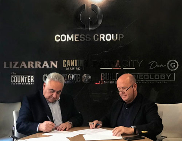 Comess Group firma un acuerdo de colaboración con la Asociación Hostelería Madrid-La Viña