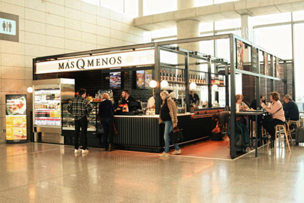 Foodbox pone en marcha una franquicia MásQMenos en el aeropuerto de Málaga