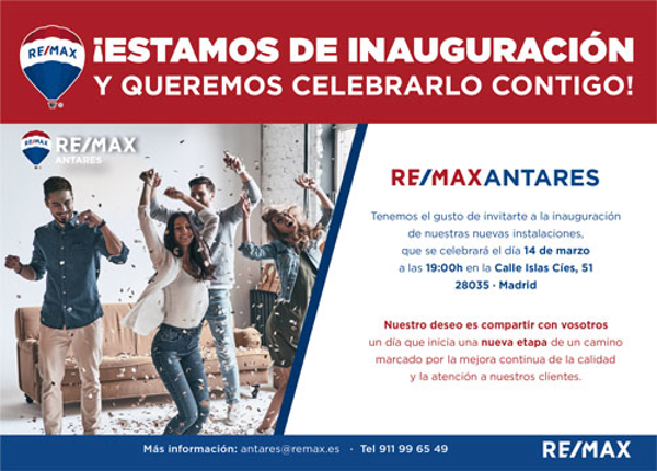 Nueva ubicación de la franquicia Remax Antares