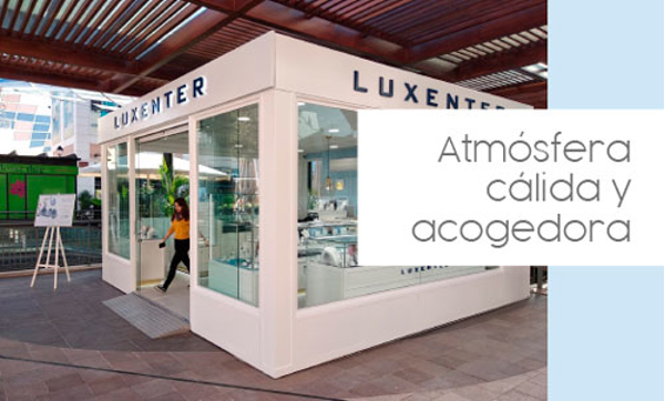 Diseño de tiendas de las franquicias Luxenter