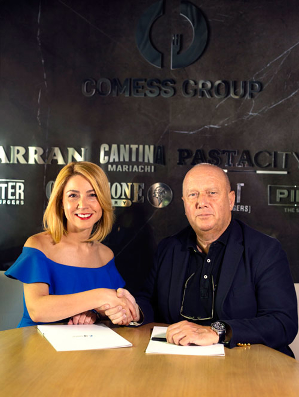 El grupo de franquicias Comess Group y BBVA firman un acuerdo de colaboración que permitirá a sus franquiciados disfrutar de un plan personalizado