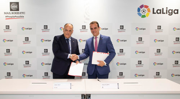 La franquicia Mail Boxes Etc. renueva el acuerdo de patrocinio con LaLiga