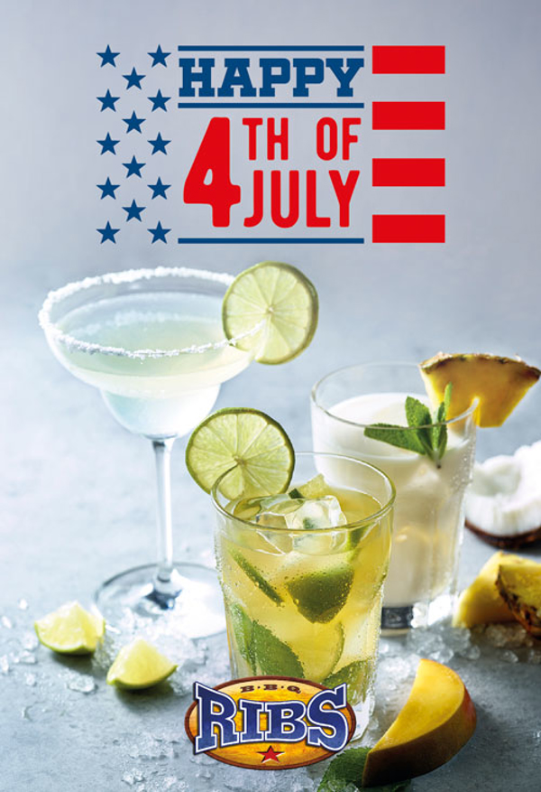 La red de franquicias Ribs da la bienvenida al verano con la celebración del 4 de julio