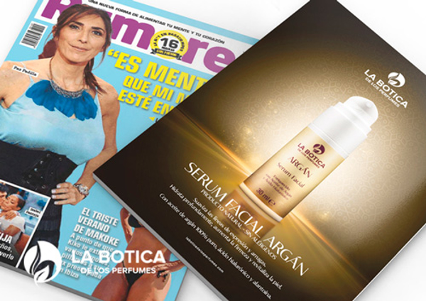 La franquicia La Botica de los Perfumes apuesta fuerte por la prensa escrita nacional