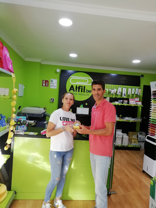 ¡¡Ganadora del sorteo en franquicia Alfil.be Jerez!!