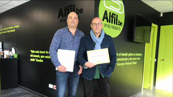 ¡¡¡Fin formación en franquicia Alfil.be Murcia ¡¡¡ Papeleria & Hobby