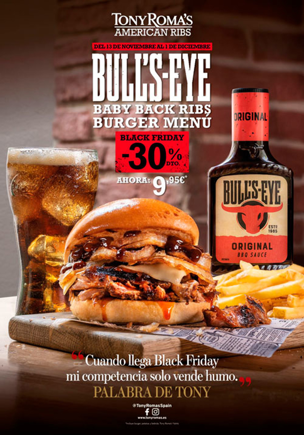 En el Black Friday la franquicia Tony Roma´s celebra con un menú Made in USA
