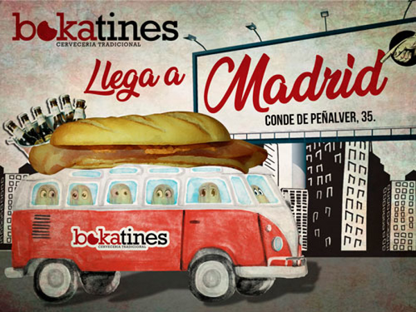 Bokatines sigue imparable con su expansión de franquicias con una nueva apertura en Madrid. 
