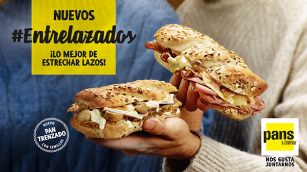Bocadillos #entrelazados, la apuesta de la franquicia Pans&Company para este invierno